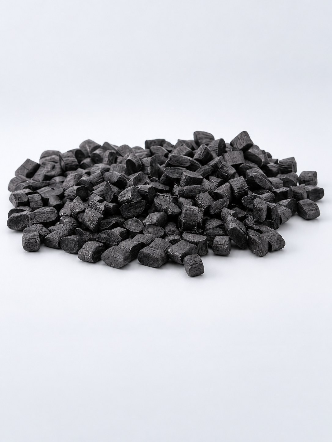 Monte de pellet preto de ABS com fibra de vidro FIBREX da 3DXTech em estúdio