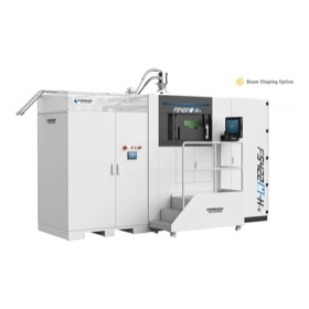Impressora 3D de metal Farsoon FS422M, de gabinete branco