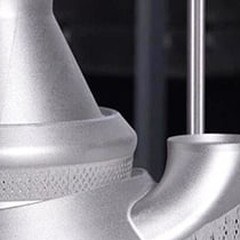 Textura da superfície de peça impressa por SLM em HX, pó metálico Farsoon
