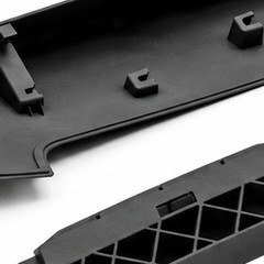 Textura da superfície de peça impressa por SLS em FS3201PA-F, pó plástico Farsoon