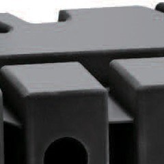 Textura da superfície de peça impressa por SLS em FS3401GB, pó plástico Farsoon