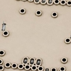 Textura da superfície de peça impressa por SLS em PAEK, pó plástico Farsoon
