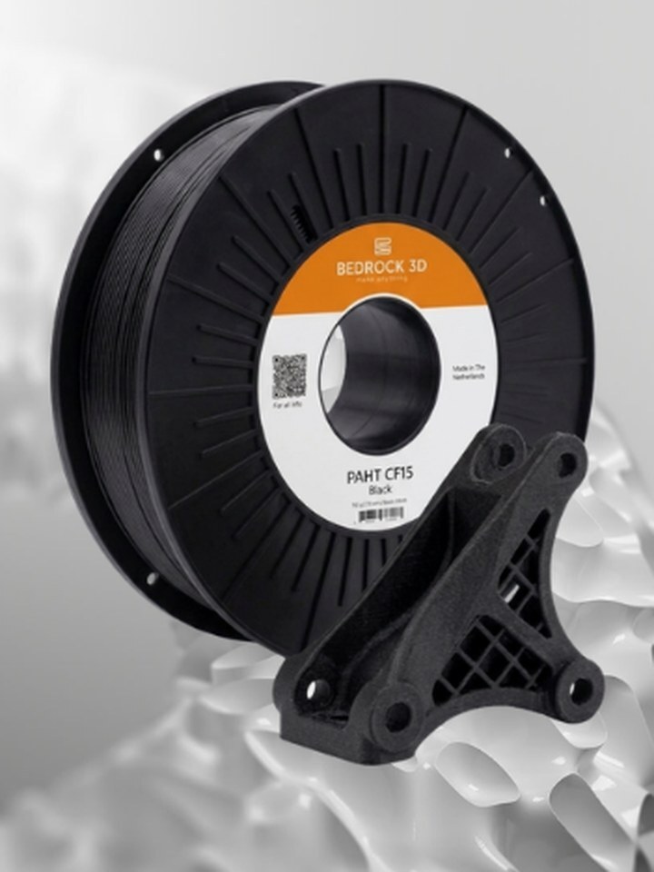 Bobina de filamento com fibra de carbono e de vidro em 1,75 mm