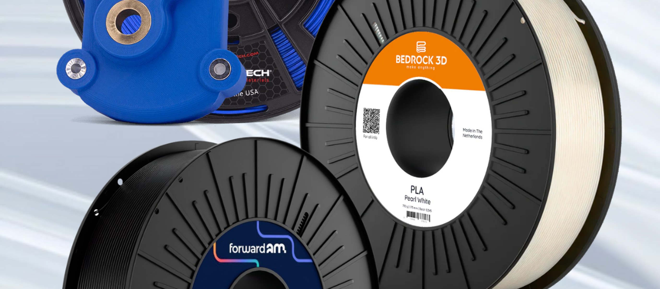 Rolos de filamento de engenharia para impressão 3D industrial