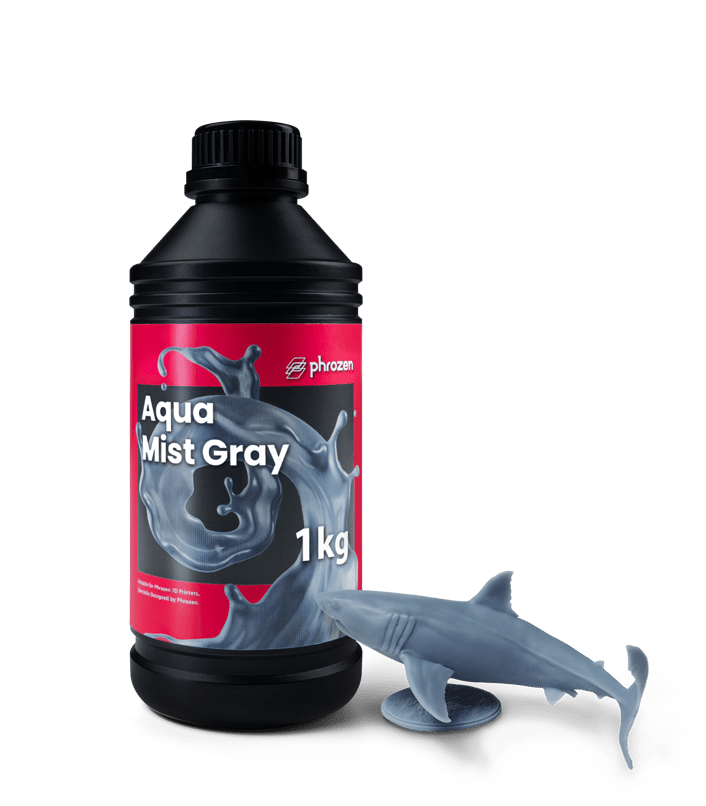Frasco da resina Phrozen Aqua Mist Gray, da linha Standard