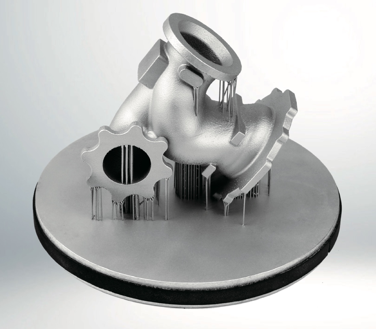 Bomba com válvula, aplicação de impressão 3D em metal Farsoon