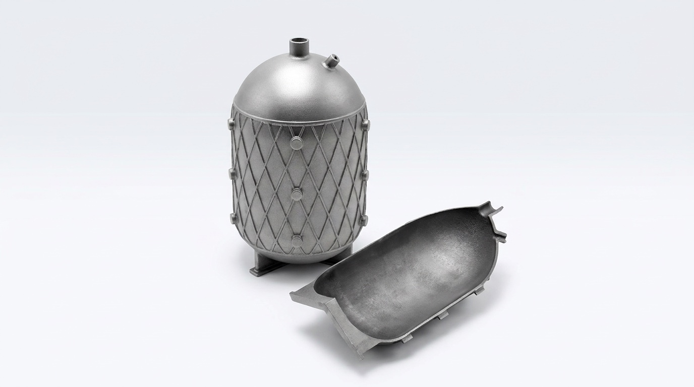 Tanque de combustível, aplicação de impressão 3D em metal Farsoon