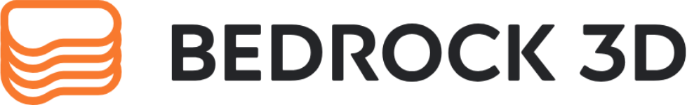 Logotipo BedRock 3D