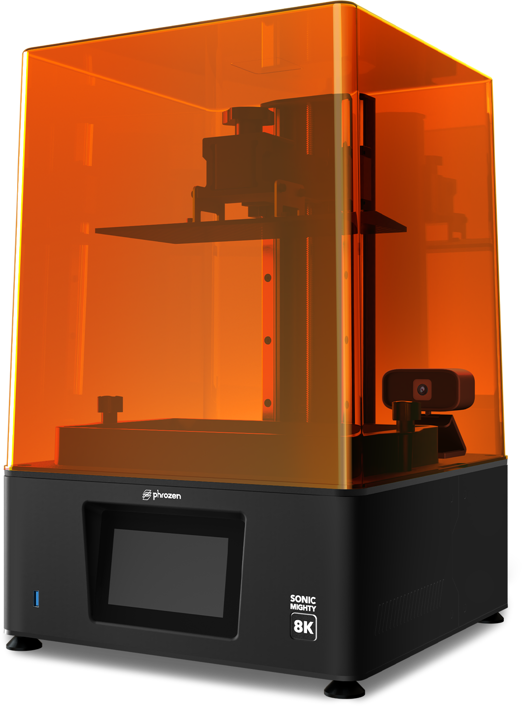 Impressora 3D de resina Phrozen Sonic Mighty 8K em vista de três quartos
